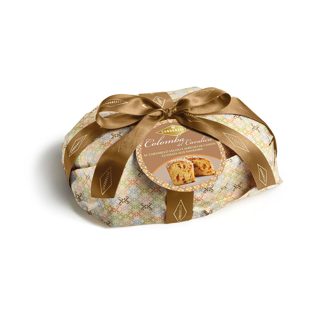 Colomba al caramello salato e albicocche candite